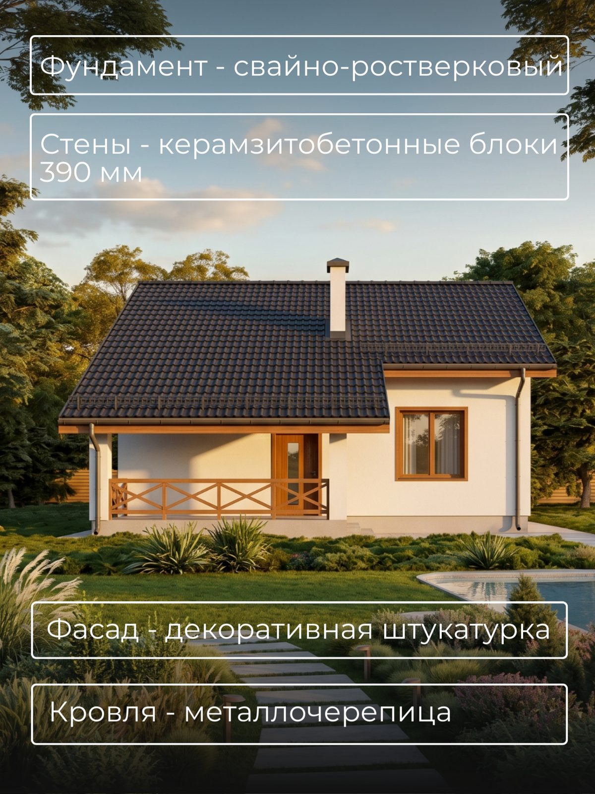 Проект дома 115 м2 / Кирпич / 2 этажа /  — фото 6