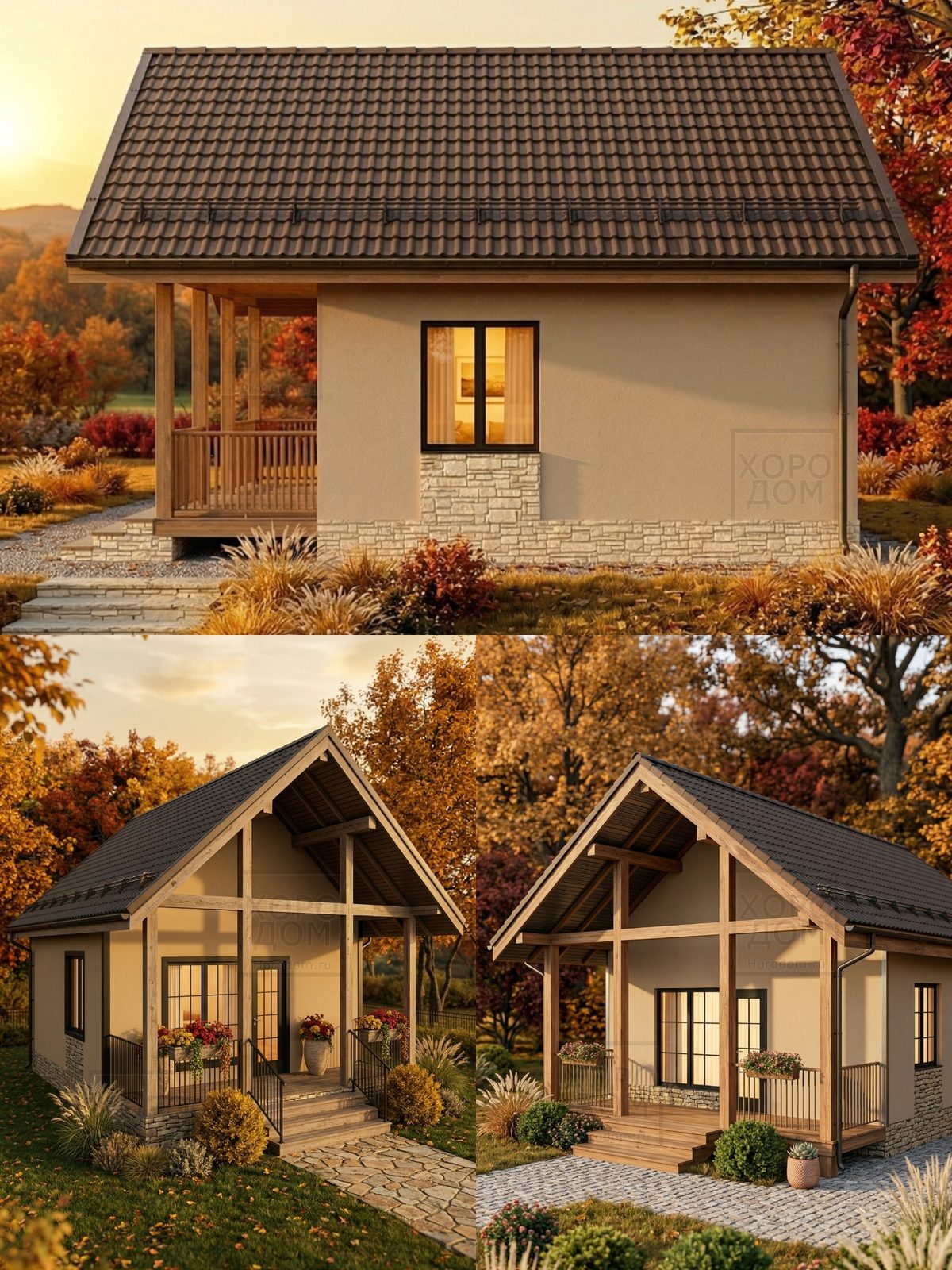 Проект дома 21,1 м2 / Газобетон / 1 этаж — фото 7
