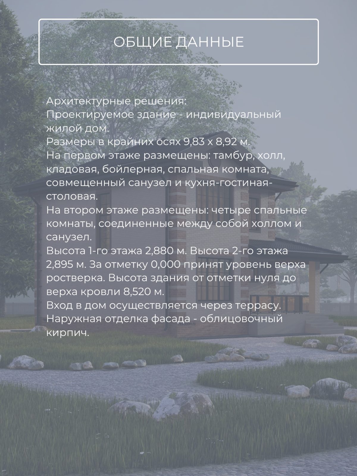 Проект дома 135 м2 / Газобетон / 2 этажа — фото 9