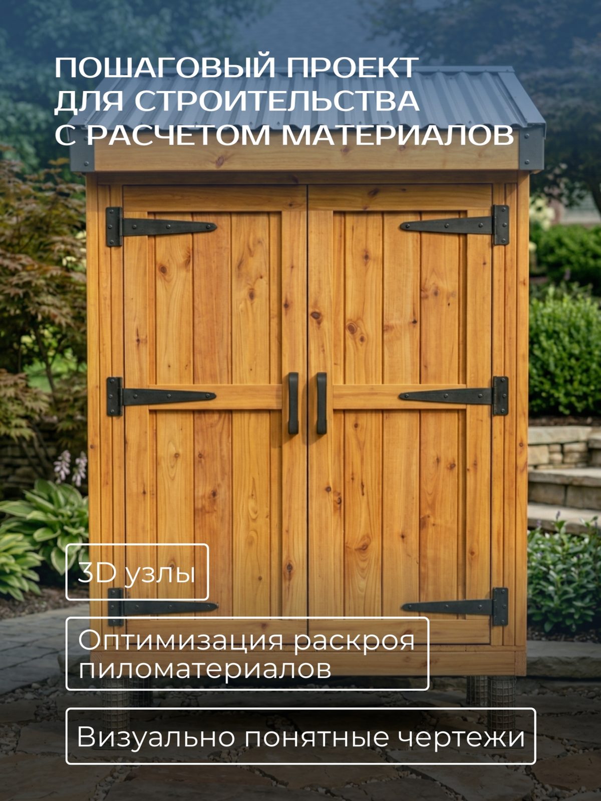 Шкаф-хозблок для дачи