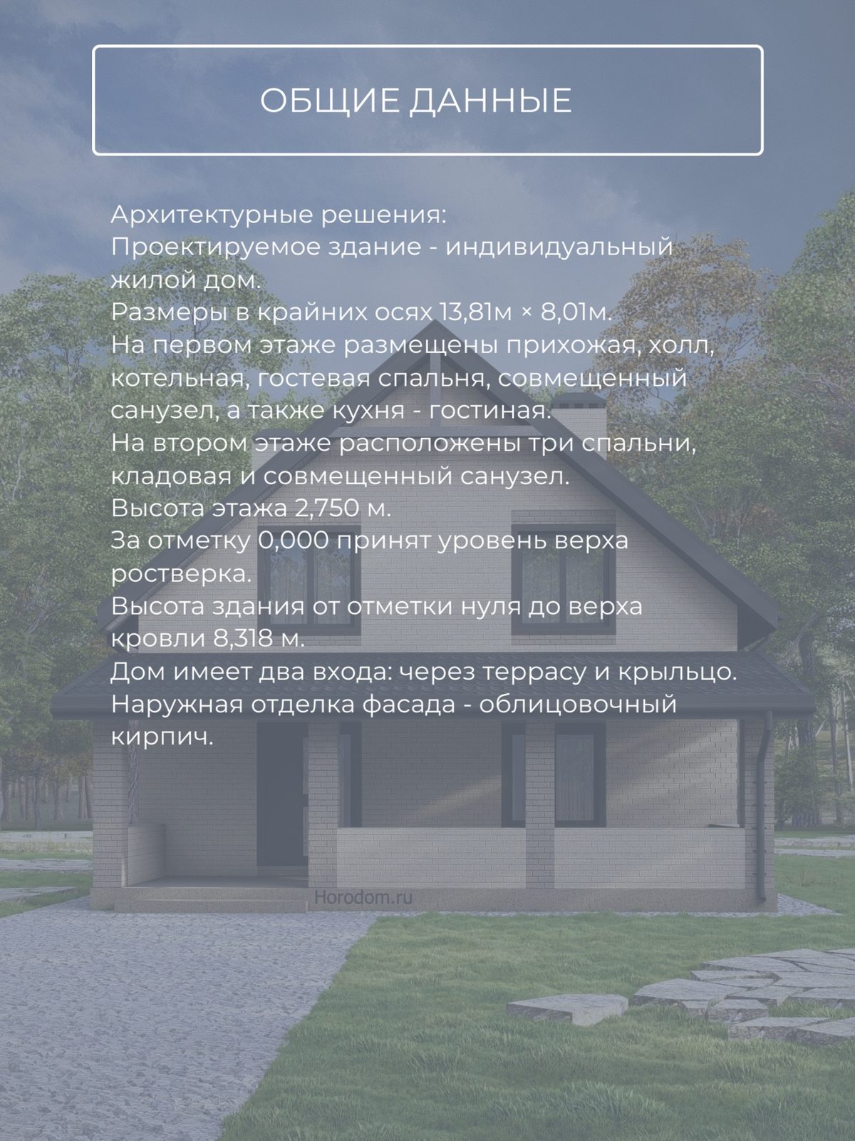 Проект дома 123 м2 / Газобетон / 2 этажа — фото 9