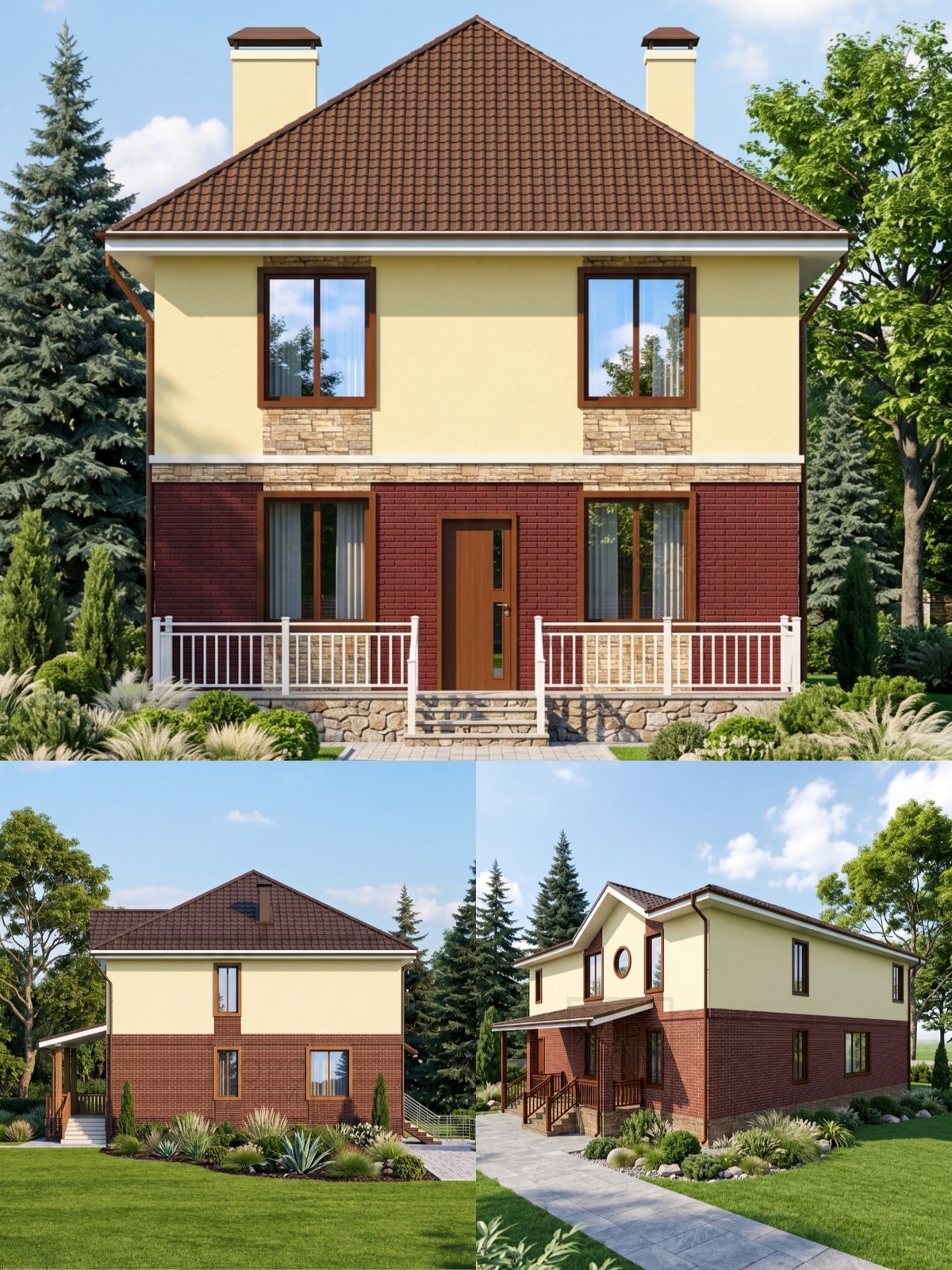 Проект дома 150 м2 / Газобетон / 2 этажа — фото 8