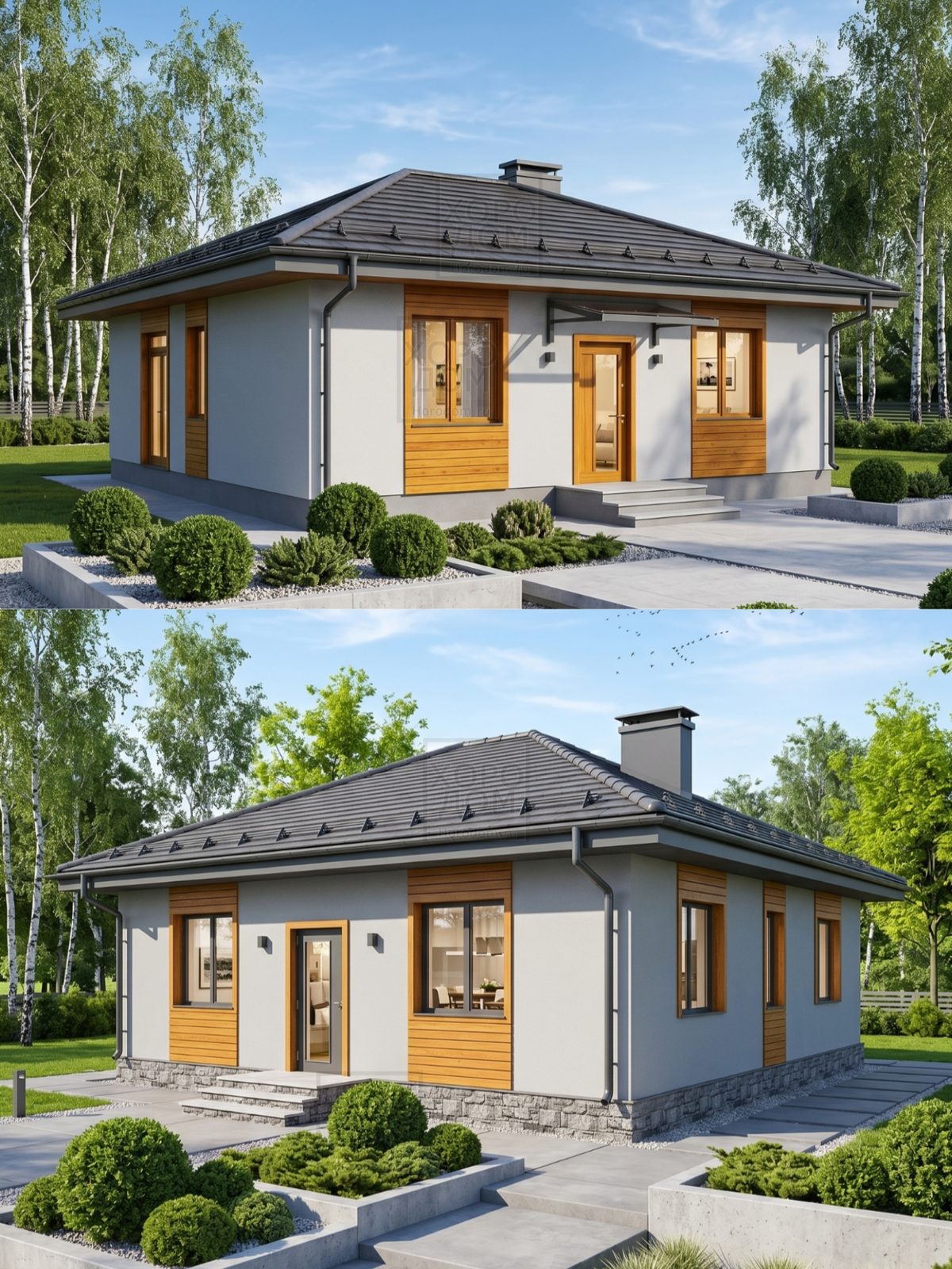 Проект дома 35,4 м2 / Газобетон / 1 этаж — фото 6