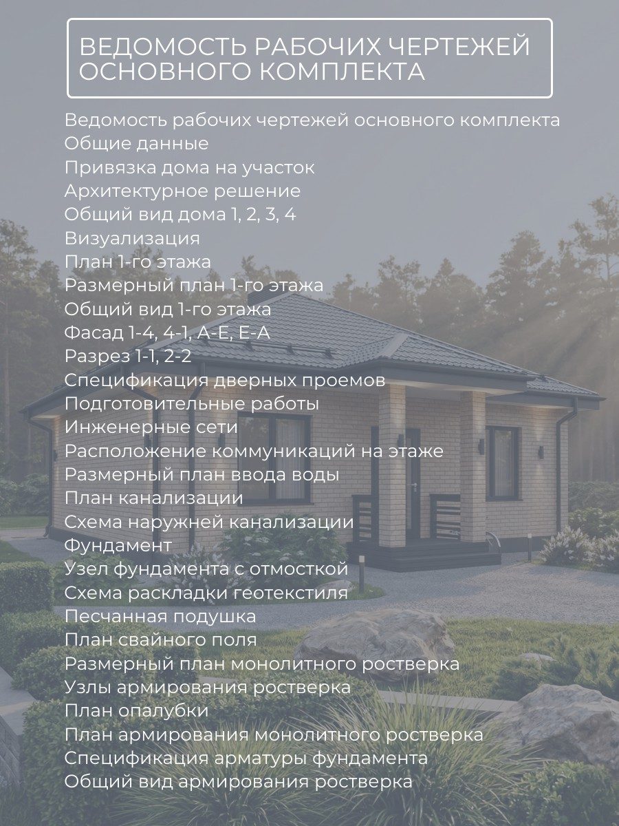 Проект дома 80 м2 / Газобетон / 1 этаж / — фото 8