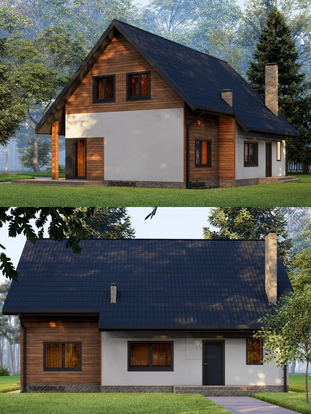 Проект дома 150 м2 / Газобетон / 2 этажа — фото 8