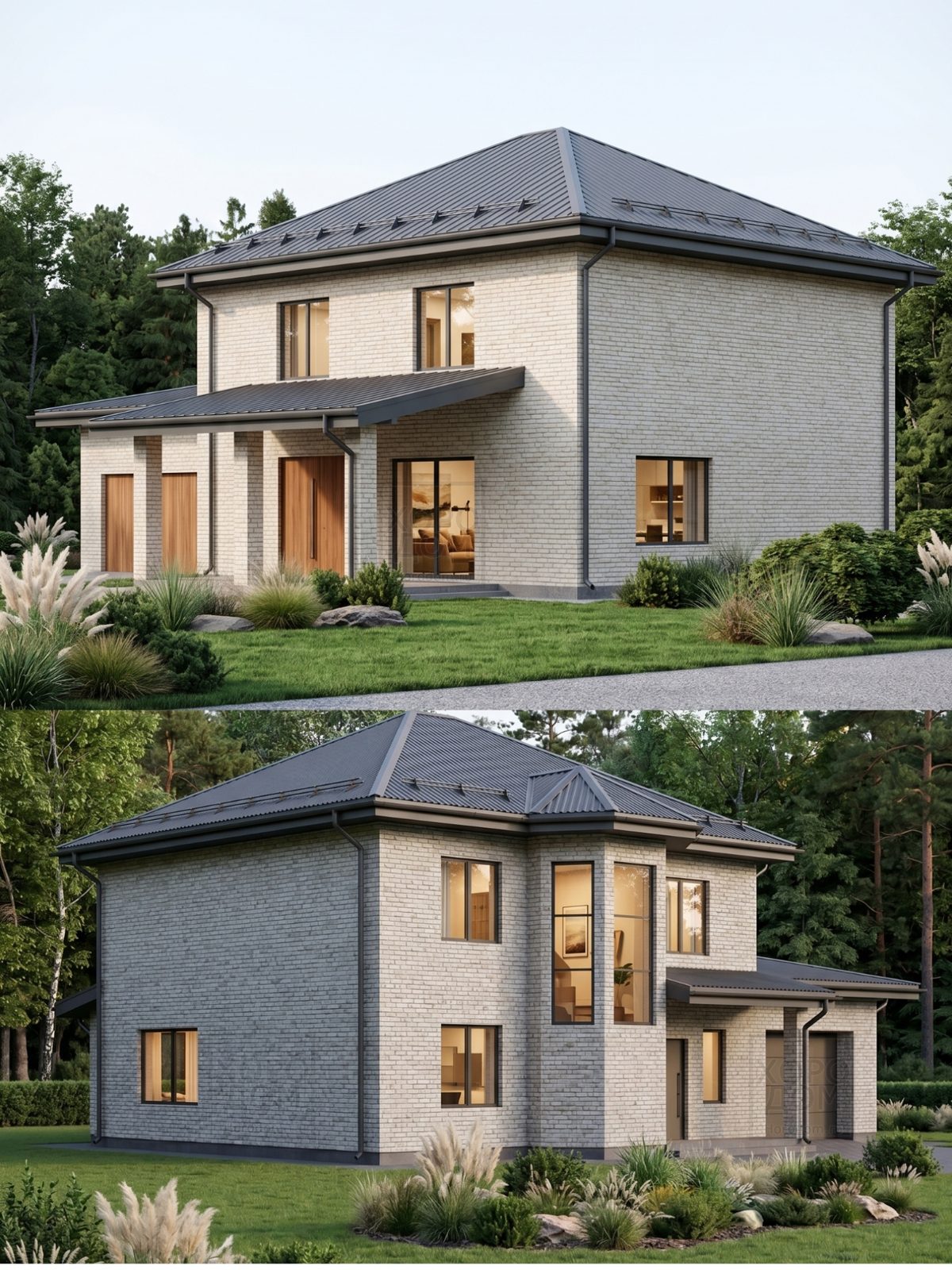 Проект дома 176 м2 / Газобетон / 2 этажа — фото 8