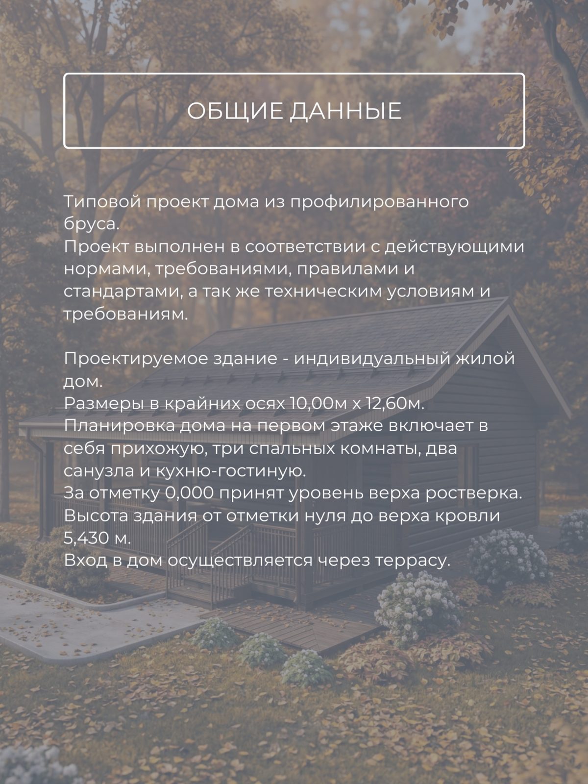 Проект дома 78 м2 / Брус / 1 этаж / 10,0 — фото 8