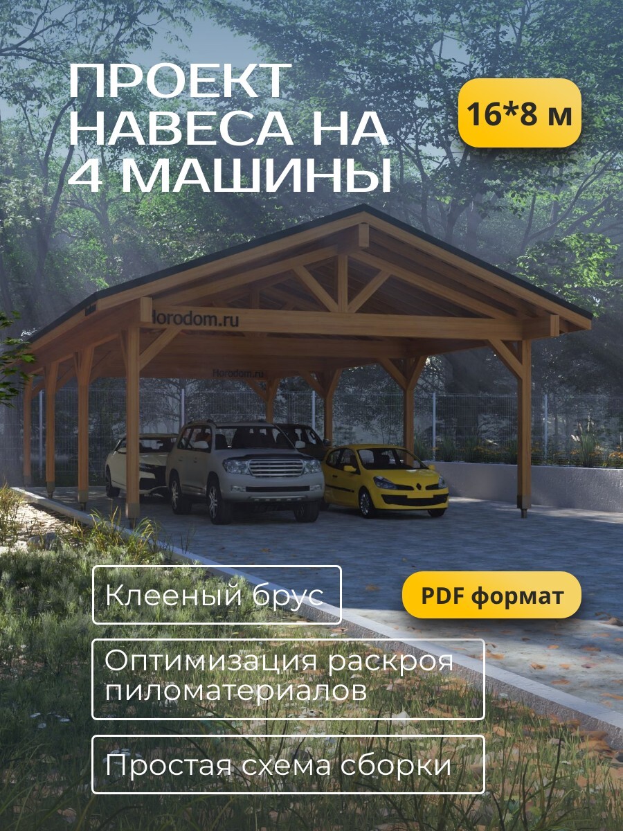 Проект навеса / HDN5 — фото 1