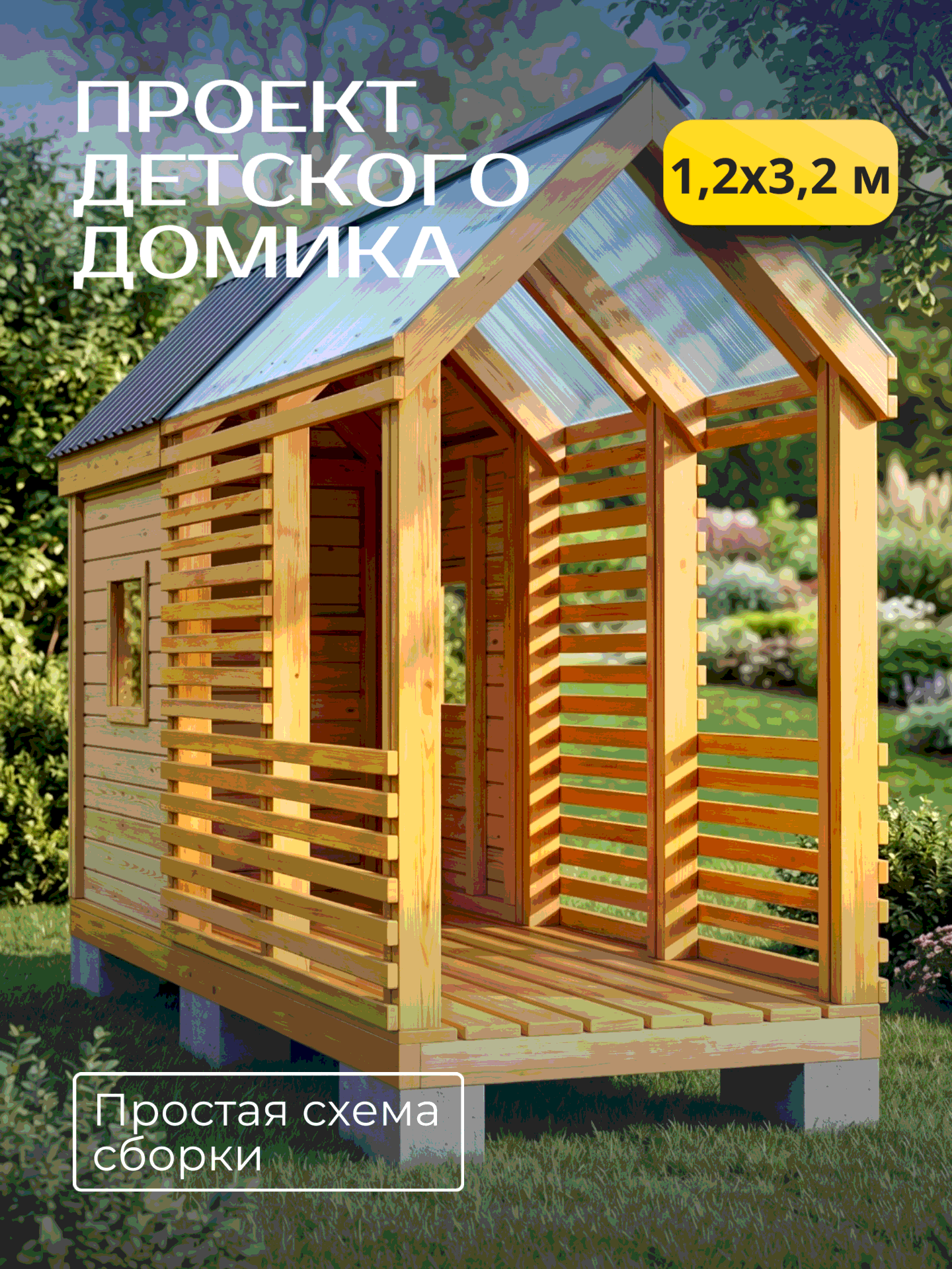 Проект детского домика / DD10 — фото 1