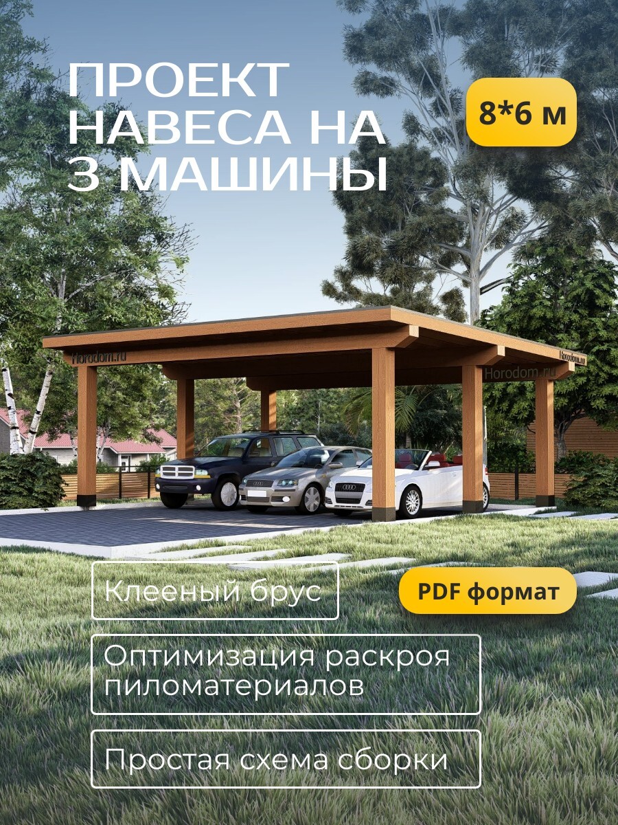 Проект навеса / HDN3 — фото 1